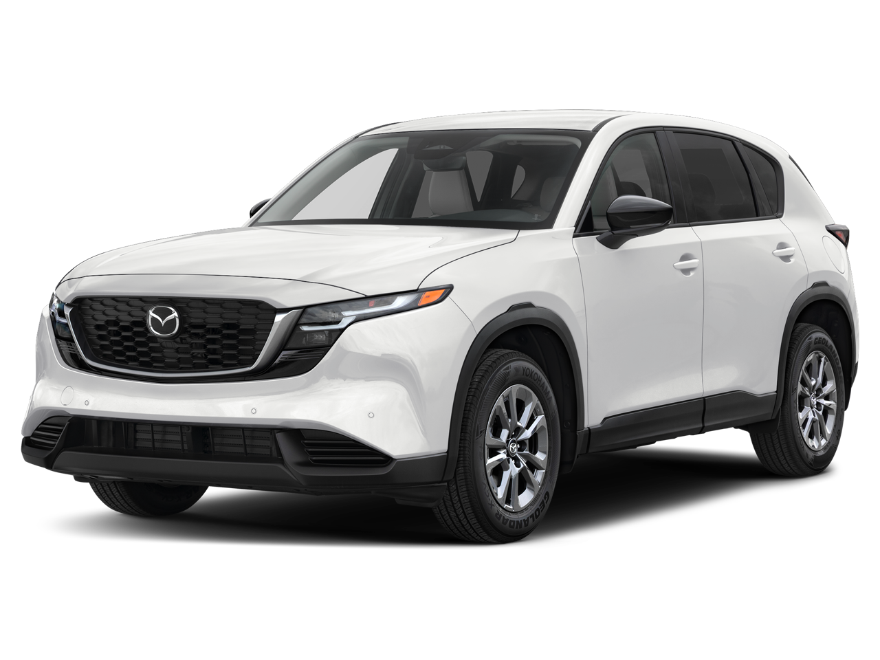 2026 Mazda Mazda CX-5 2.5 S Select AWD in Rhodium White Metallic — front three-quarter view