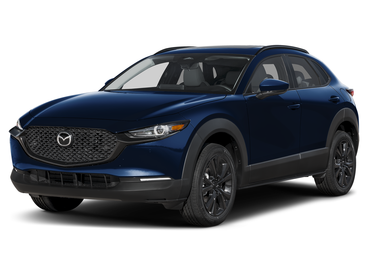 2026 Mazda Mazda CX-30 2.5 S Aire Edition in Deep Crystal Blue Mica — front three-quarter view