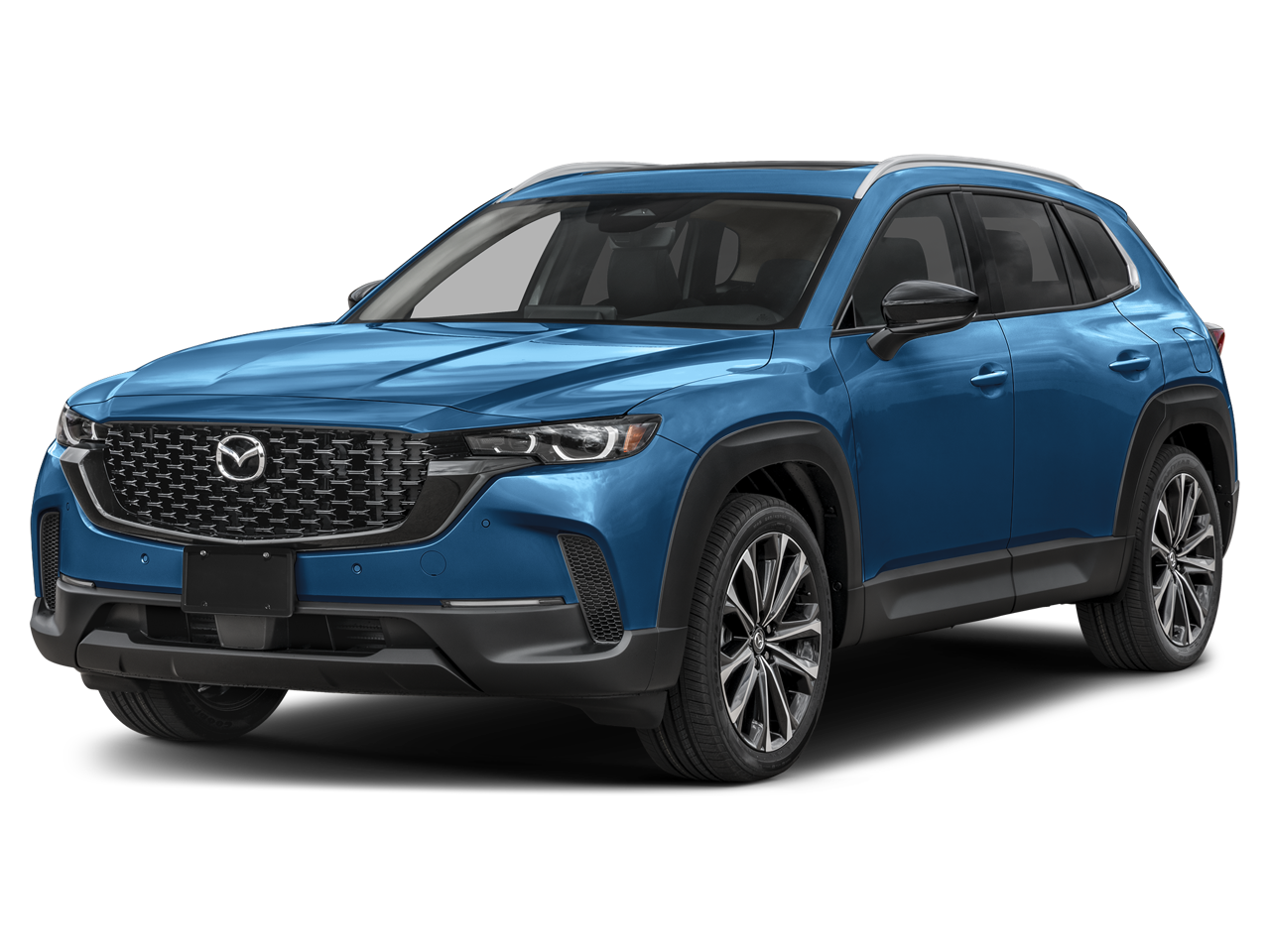 2026 Mazda Mazda CX-50 2.5 S Premium AWD in Ingot Blue Metallic — front three-quarter view