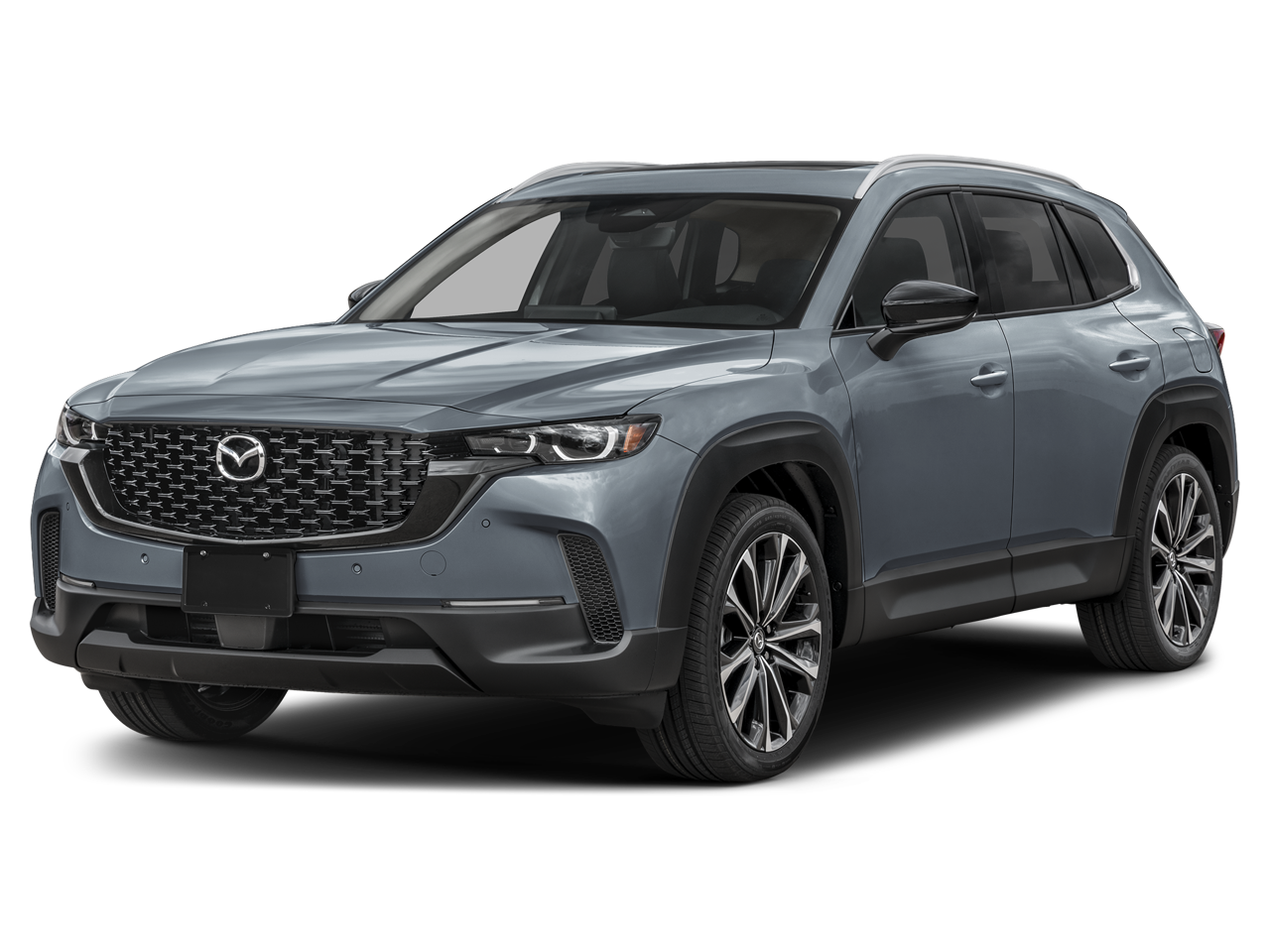 2026 Mazda Mazda CX-50 2.5 S Premium AWD in Polymetal Gray Metallic — front three-quarter view