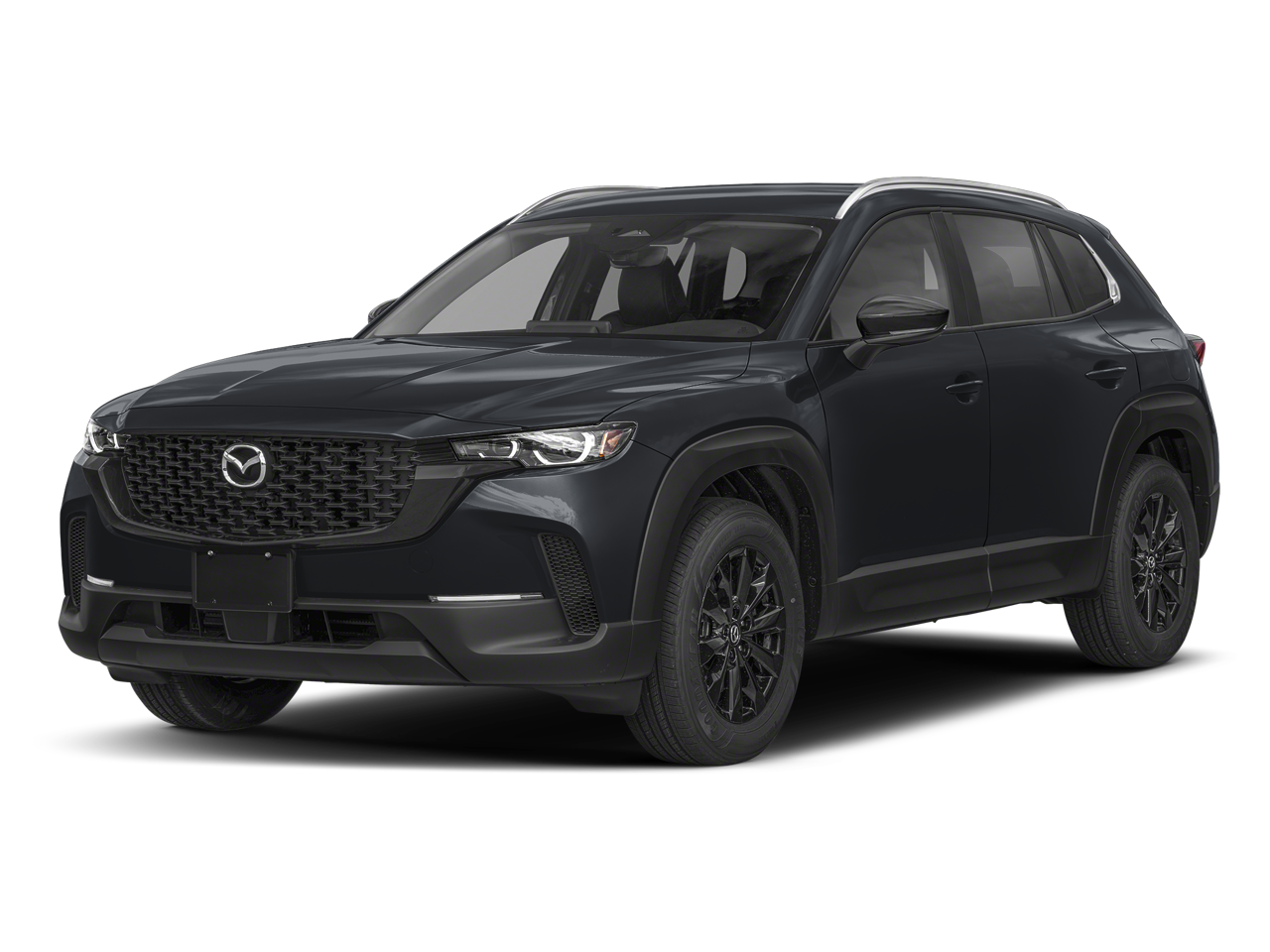2026 Mazda Mazda CX-50 2.5 S Select AWD in Jet Black Mica — front three-quarter view