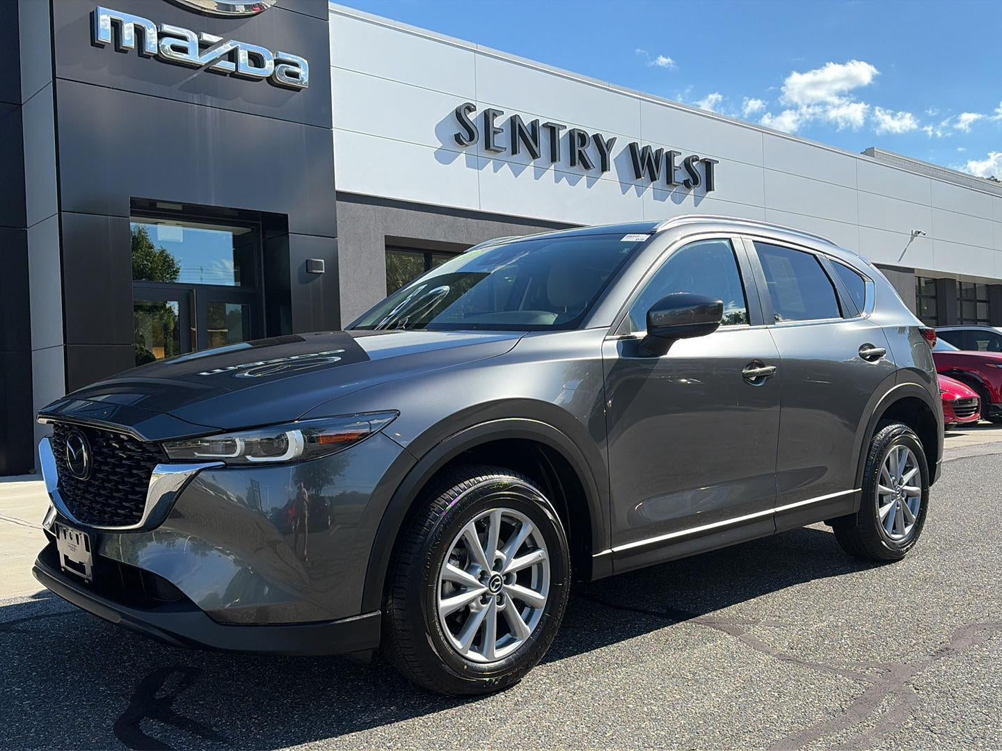 2023 Mazda Mazda CX-5 2.5 S Select Package in Machine Gray Metallic — front three-quarter view