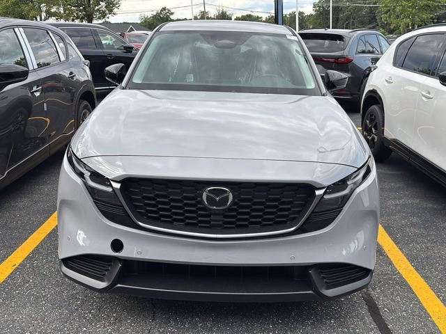 2026 Mazda Mazda CX-5 2.5 S Select AWD in Aero Gray Metallic — front three-quarter view