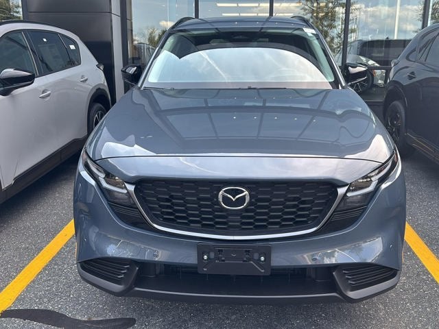 2026 Mazda Mazda CX-5 2.5 S Preferred AWD in Polymetal Gray Metallic — front three-quarter view