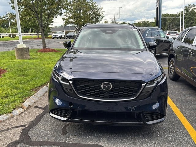 2026 Mazda Mazda CX-5 2.5 S Premium Plus AWD in Navy Blue Mica — front three-quarter view